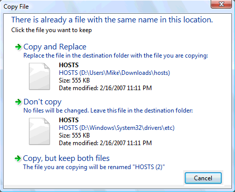 Windows 7 X64 Hosts File Not Working