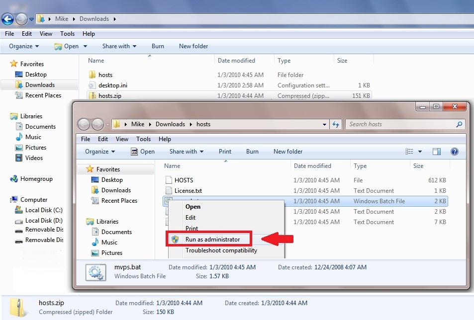 Windows 7 Hosts File Download